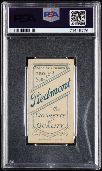 1909-11 T206 Fred Parent PSA 4