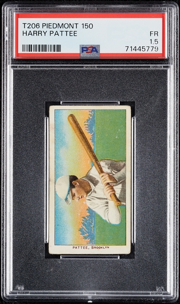 1909-11 T206 Harry Pattee PSA 1.5