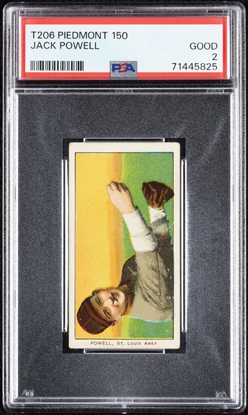 1909-11 T206 Jack Powell PSA 2