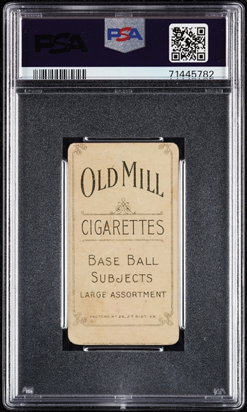 1909-11 T206 Fred Payne (Old Mill Back) PSA Authentic