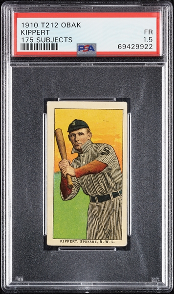 1910 T212 Obak Cigarettes Kippert PSA 1.5