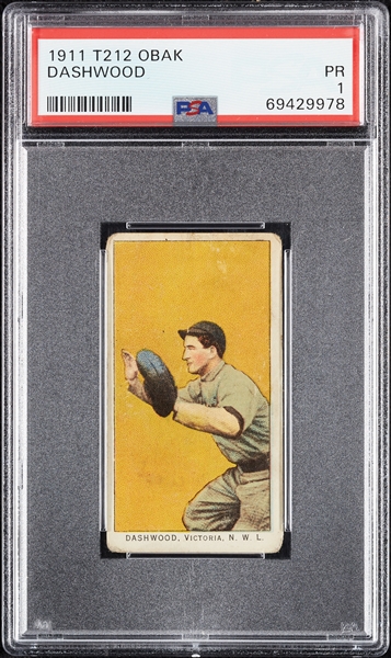 1911 T212 Obak Cigarettes Dashwood PSA 1