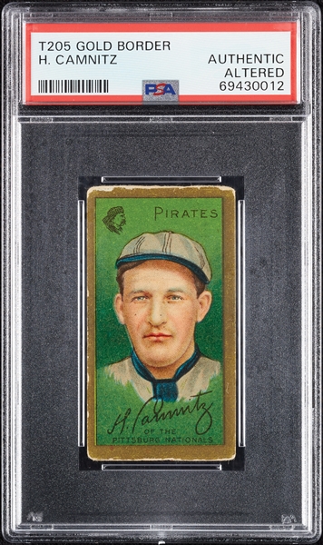 1911 T205 Gold Border Howard Camnitz PSA Authentic