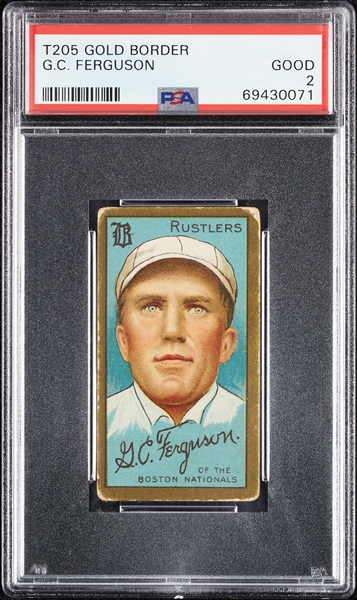 1911 T205 Gold Border G.C. Ferguson PSA 2