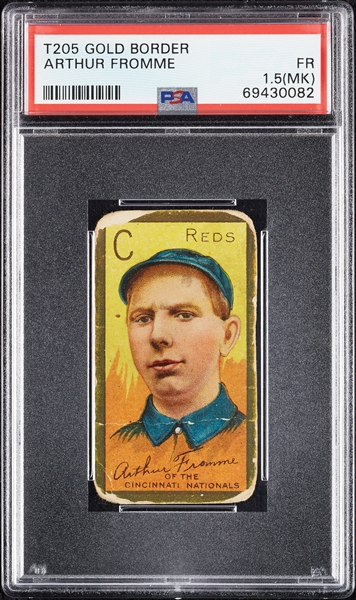 1911 T205 Gold Border Arthur Fromme PSA 1.5 (MK)