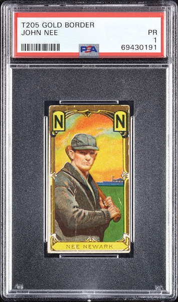 1911 T205 Gold Border John Nee PSA 1