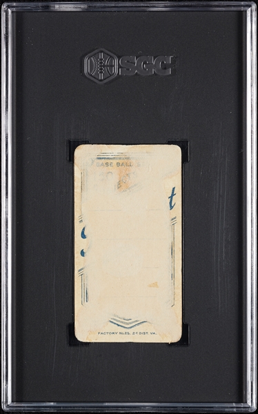 1909-11 T206 Whitey Alperman SGC Authentic