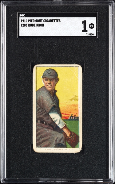 1909-11 T206 Rube Kroh SGC 1