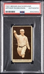 1912 T207 Brown Background Arthur Rasmussen PSA Authentic