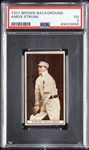 1912 T207 Brown Background Amos Strunk PSA 3