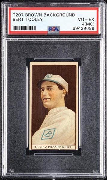 1912 T207 Brown Background Bert Tooley PSA 4 (MC)