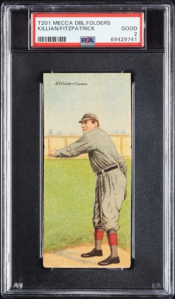 1911 T201 Mecca Double Folders Killian/Fitzpatrick PSA 2