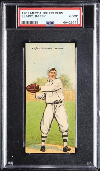 1911 T201 Mecca Double Folders Lapp/Barry PSA 2