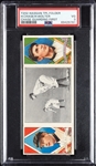 1912 T202 Hassan Triple Folders "Chase Guarding First" Chase/Wolter PSA 3