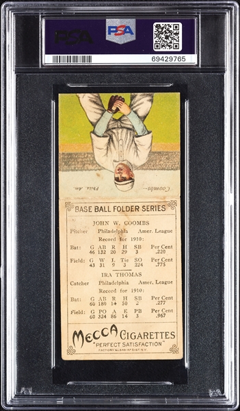 1911 T201 Mecca Double Folders Thomas/Coombs PSA 1.5