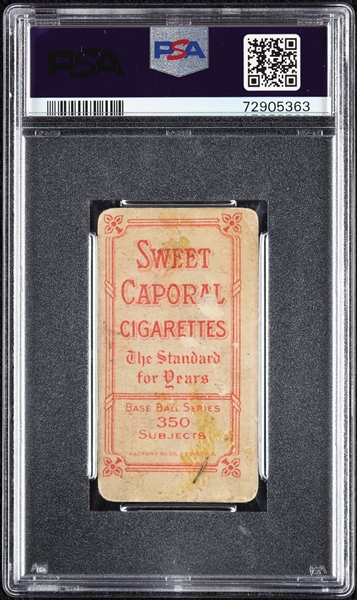 1909-11 T206 Red Murray Batting PSA 1