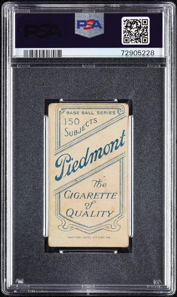 1909-11 T206 Tom Jones St. Louis PSA 2