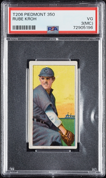 1909-11 T206 Rube Kroh PSA 3 (MC)