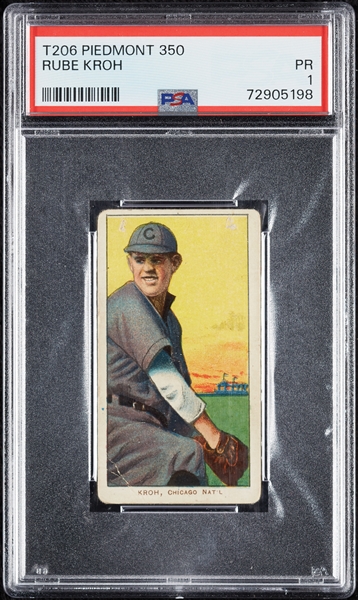 1909-11 T206 Rube Kroh PSA 1