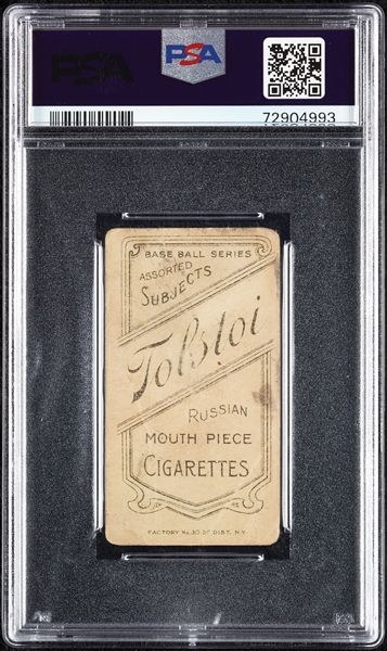 1909-11 T206 Rube Geyer (Tolstoi Back) PSA 1 (MK)