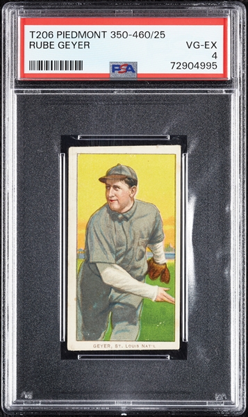 1909-11 T206 Rube Geyer PSA 4