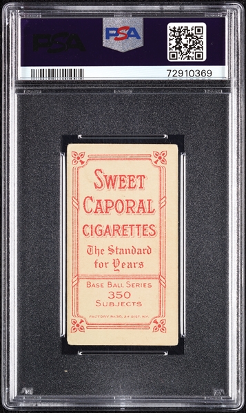 1909-11 T206 Sam Crawford Throwing PSA 3