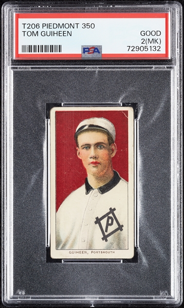 1909-11 T206 Tom Guiheen PSA 2 (MK)