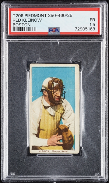 1909-11 T206 Red Kleinow Boston PSA 1.5