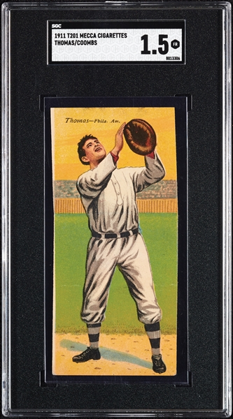 1911 T201 Mecca Double Folders Thomas/Coombs SGC 1.5