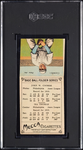 1911 T201 Mecca Double Folders Thomas/Coombs SGC 1.5