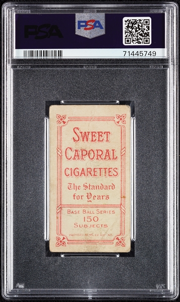 1909-11 T206 Rube Oldring Fielding PSA 1 (MC)