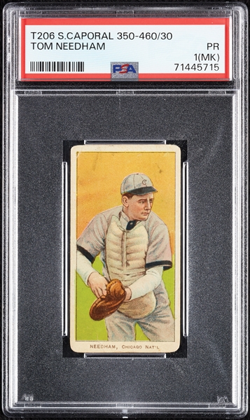 1909-11 T206 Tom Needham PSA 1 (MK)