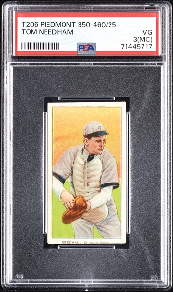 1909-11 T206 Tom Needham PSA 3 (MC)