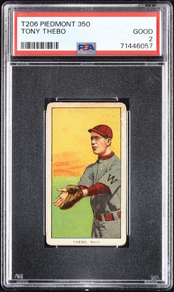 1909-11 T206 Tony Thebo PSA 2