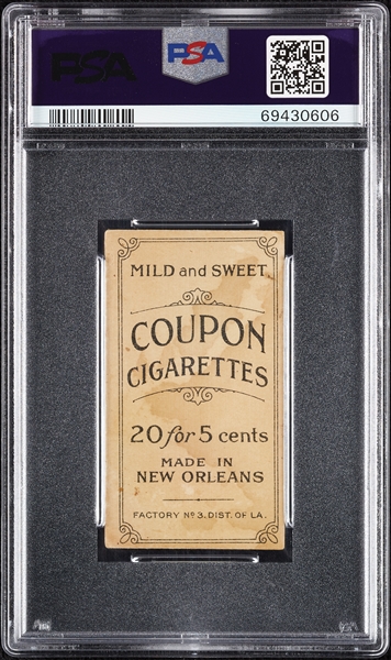 1914 T213 Coupon Cigarettes (Type 2) Johnny Evers PSA 1.5