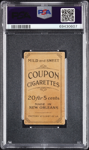 1914 T213 Coupon Cigarettes (Type 2) Johnny Evers PSA 1.5