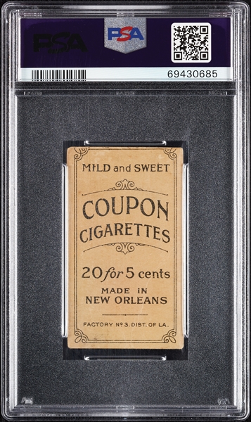 1914 T213 Coupon Cigarettes (Type 2) Rube Marquard Brooklyn, Pitching PSA 1