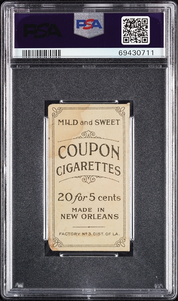 1914 T213 Coupon Cigarettes (Type 2) Chief Meyers Brooklyn, Fielding PSA 1.5 (MC)