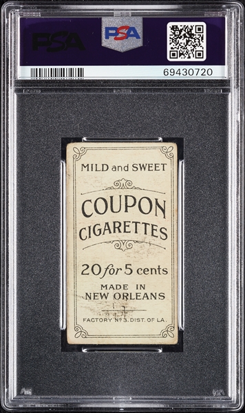 1914 T213 Coupon Cigarettes (Type 2) Chief Meyers New York, Portrait PSA 1