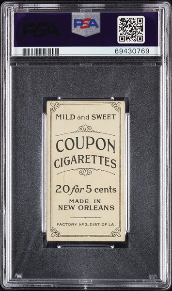 1914 T213 Coupon Cigarettes (Type 2) Wildfire Schulte PSA 1