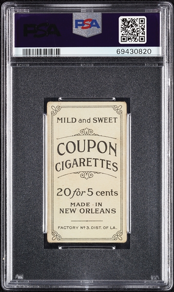 1914 T213 Coupon Cigarettes (Type 2) Owen Wilson PSA 1.5