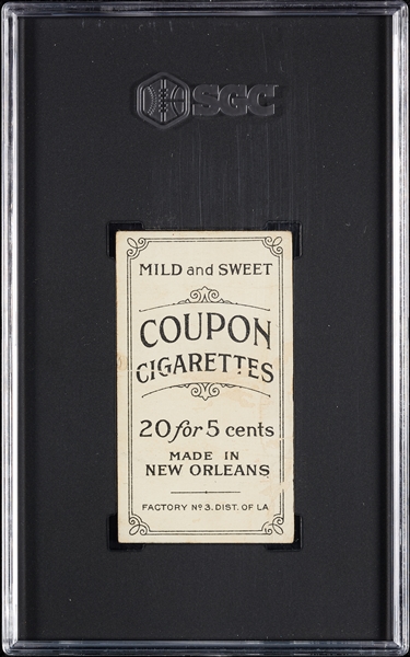 1914 T213 Coupon Cigarettes (Type 2) Roger Bresnahan Chicago SGC 1