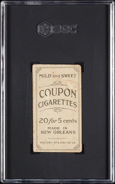 1914 T213 Coupon Cigarettes (Type 2) Jeff Sweeney New York SGC 1