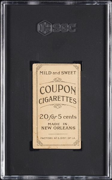 1914 T213 Coupon Cigarettes (Type 2) Dode Paskert Philadelphia Nat. SGC 1.5