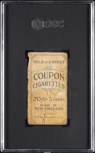 1914 T213 Coupon Cigarettes (Type 2) Danny Murphy SGC Authentic