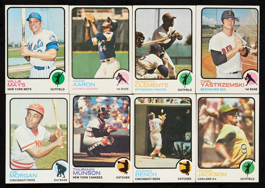 1973 Topps Baseball Complete Set, Graded Schmidt Rookie (660)