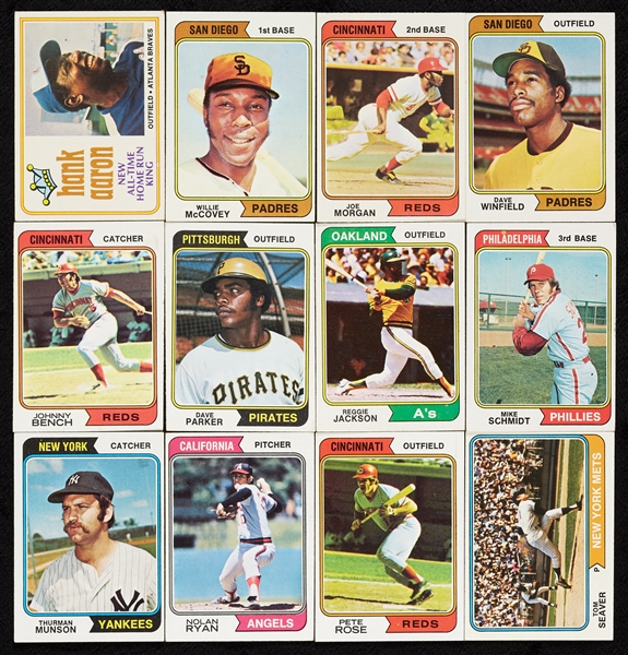 1974 Topps Baseball Complete Set (660)