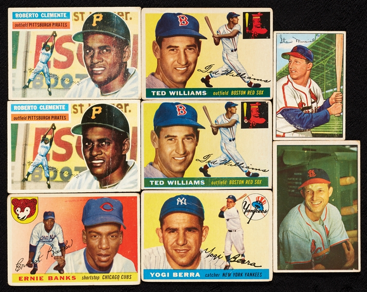 1950s Topps and Bowman Baseball HOFers Group (107)