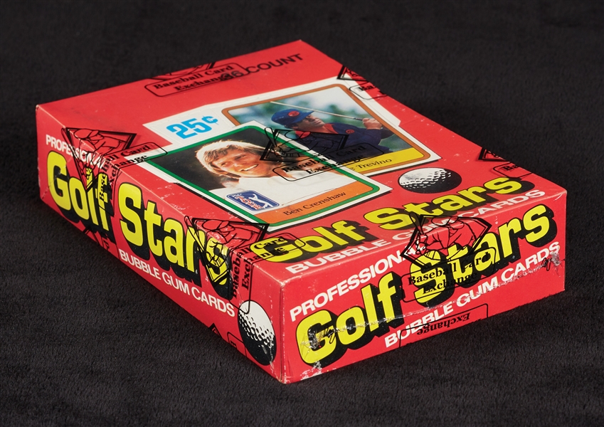 1981 Donruss Golf Wax Box (36) (BBCE) (FASC)