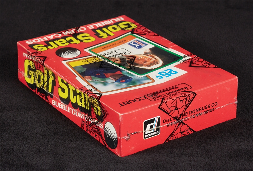 1981 Donruss Golf Wax Box (36) (BBCE) (FASC)